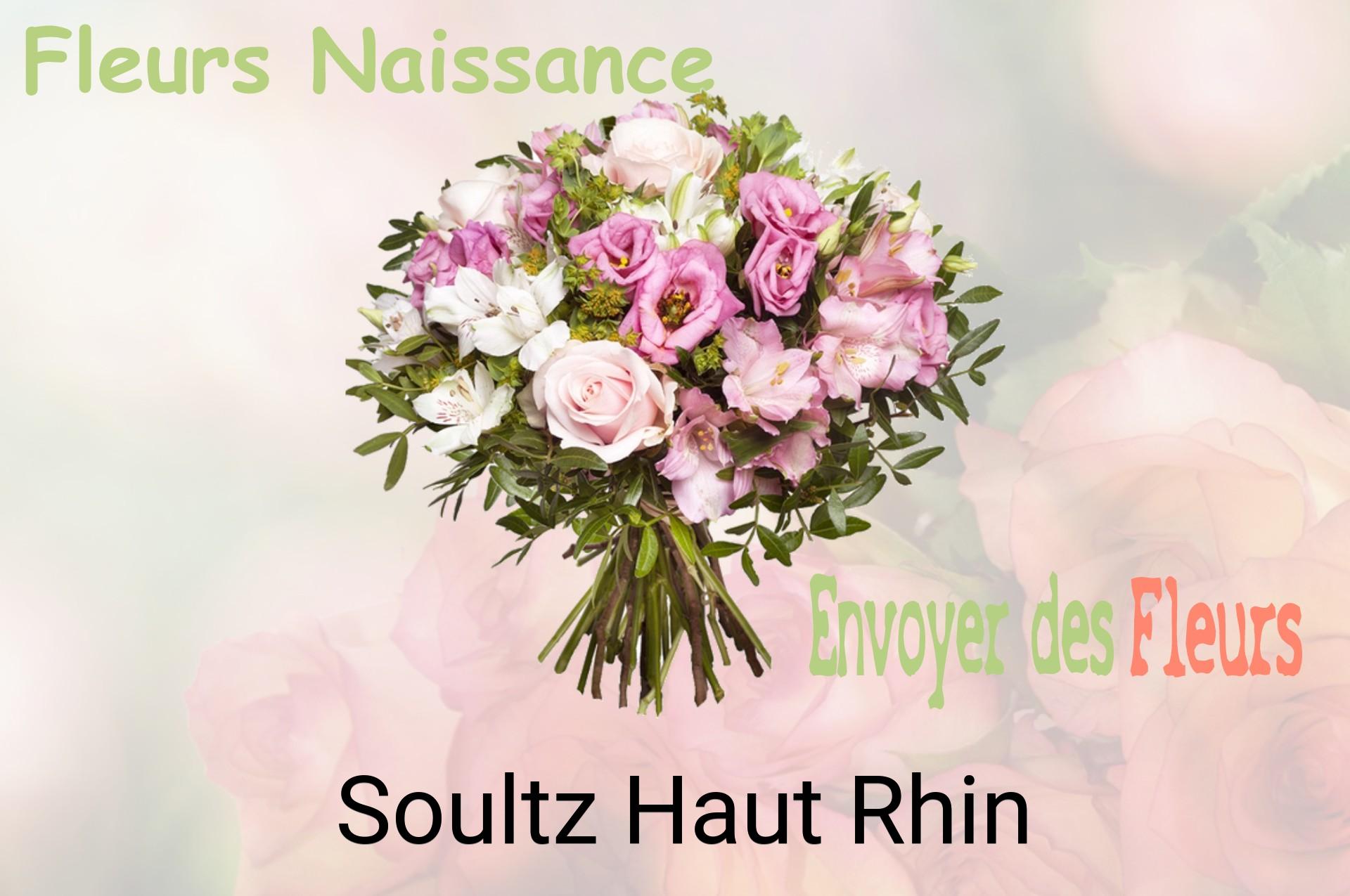 Bouquet de fleurs de naissance livré à Soultz-Haut-Rhin